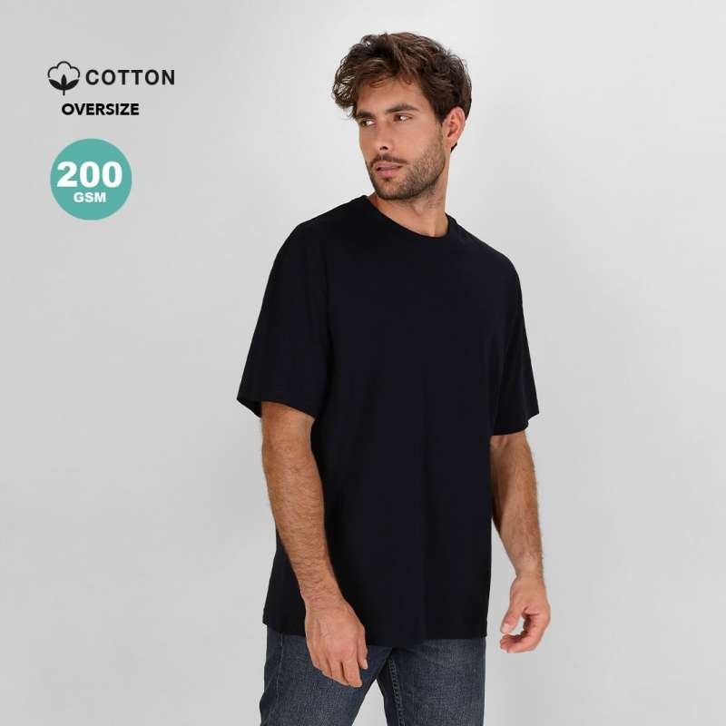 Personlig Oversized Sleeve T-Shirt : Custom Design Print på Tshirt - Image 3